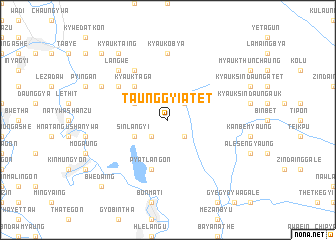 map of Taunggyi Atet