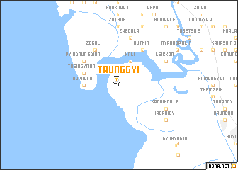 map of Taunggyi