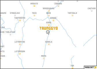 map of Taunggyo