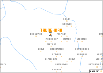 map of Taunghkan