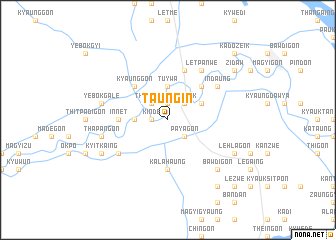 map of Taungin