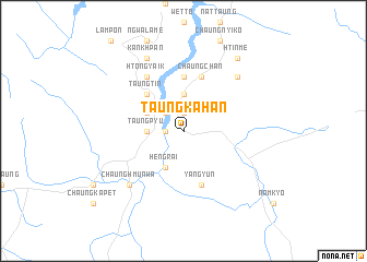 map of Taungkahan