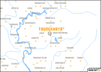 map of Taungkhaya