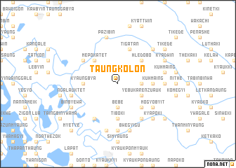 map of Taungkolôn