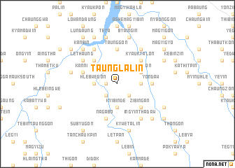 map of Taunglalin