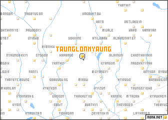 map of Taunglonmyaung