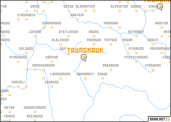 map of Taungmauk