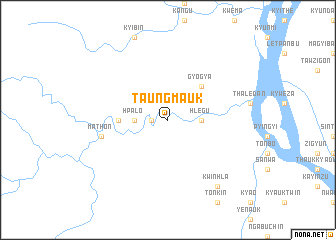 map of Taungmauk