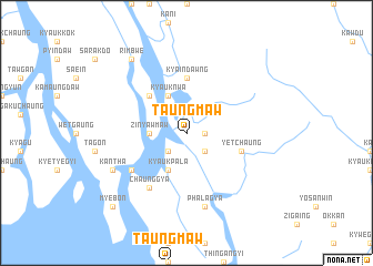 map of Taungmaw