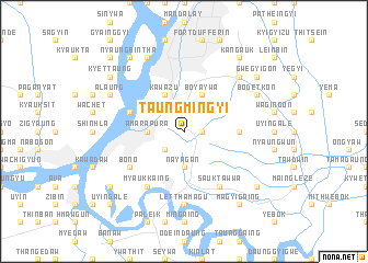 map of Taungmingyi