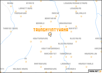 map of Taungmyint Ywama