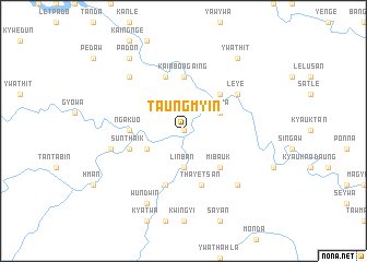 map of Taungmyin