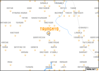 map of Taungmyo