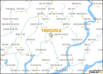 map of Taungngu