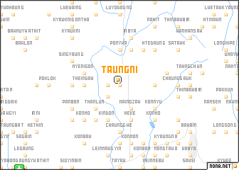 map of Taungni