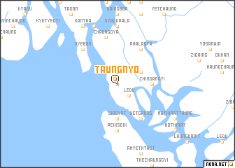 map of Taungnyo