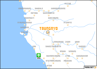 map of Taungnyo