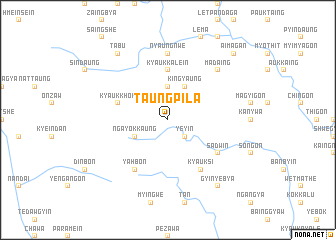 map of Taungpila