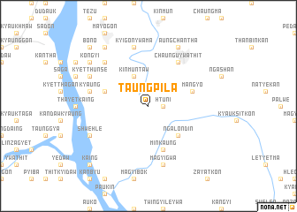 map of Taungpila