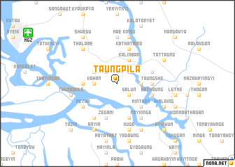 map of Taungpila