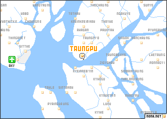 map of Taungpu