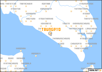 map of Taungpyo