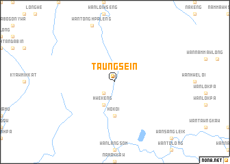 map of Taungsein
