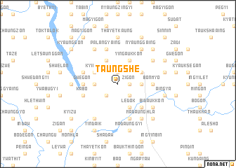 map of Taungshe