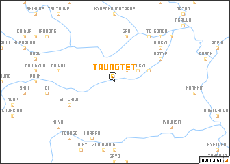 map of Taungtet