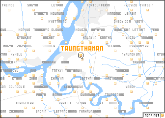 map of Taungthaman