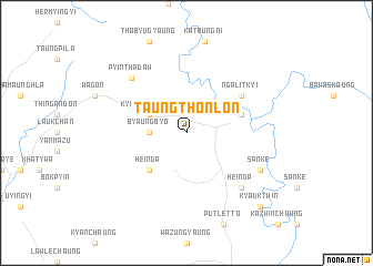 map of Taungthonlon