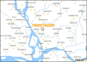 map of Taungthugon