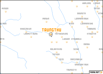 map of Taungthu