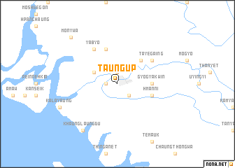 map of Taungup