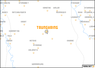 map of Taungwaing