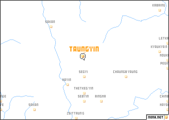 map of Taungyin