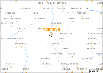 map of Taungyo