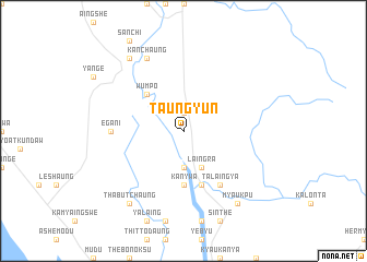 map of Taungyun