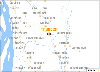 map of Taungzin