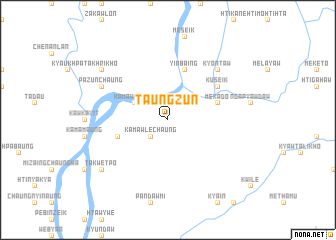 map of Taungzun