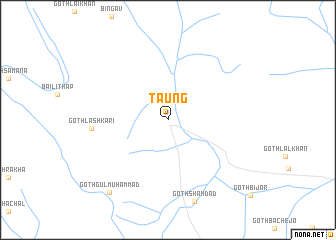 map of Taung