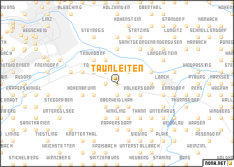 map of Taunleiten