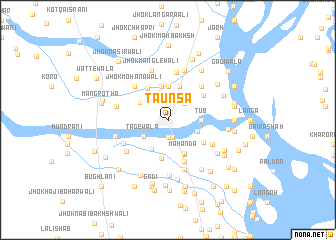 map of Taunsa