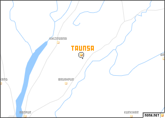 map of Taunsa