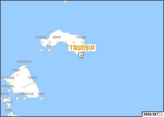 map of Taunsip
