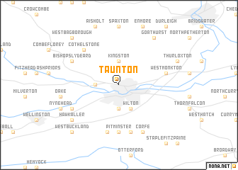 map of Taunton