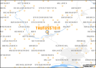 map of Taunusstein