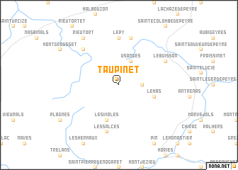 map of Taupinet