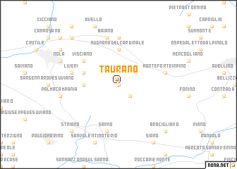map of Taurano