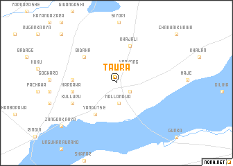 map of Taura